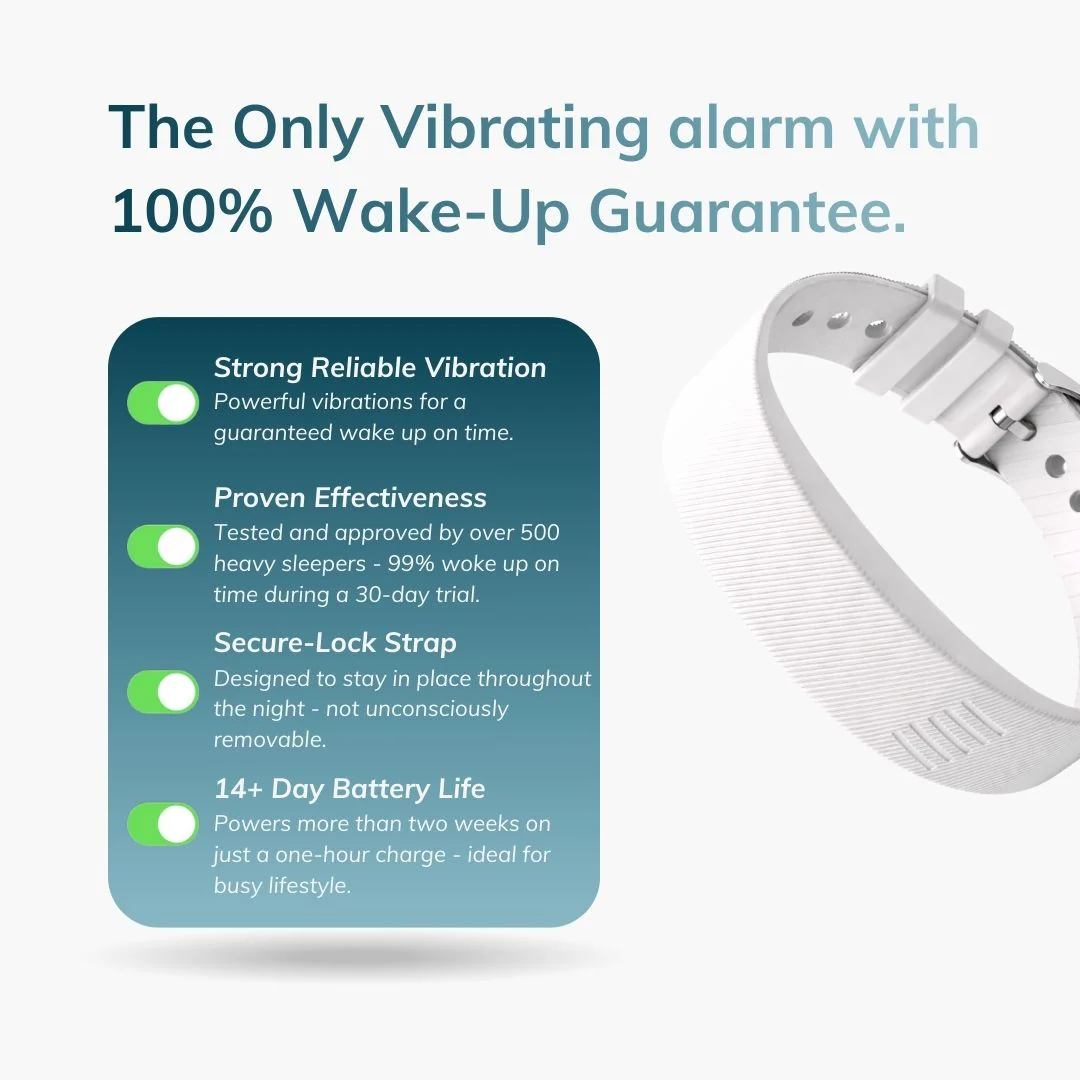 100% Wake-Up Alarm - White - Image 3